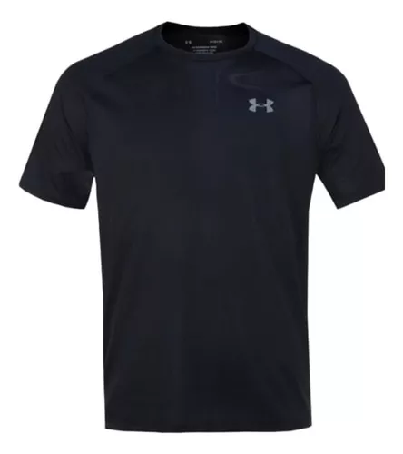 PLAYERA UNDER ARMOUR  UA TECH SE SECA RÁPIDAMENTE, ES EXTREMADAMENTE SUAVE Y TIENE UNA SENSACIÓN MÁS NATURAL COLOR NEGRO  V1253534001